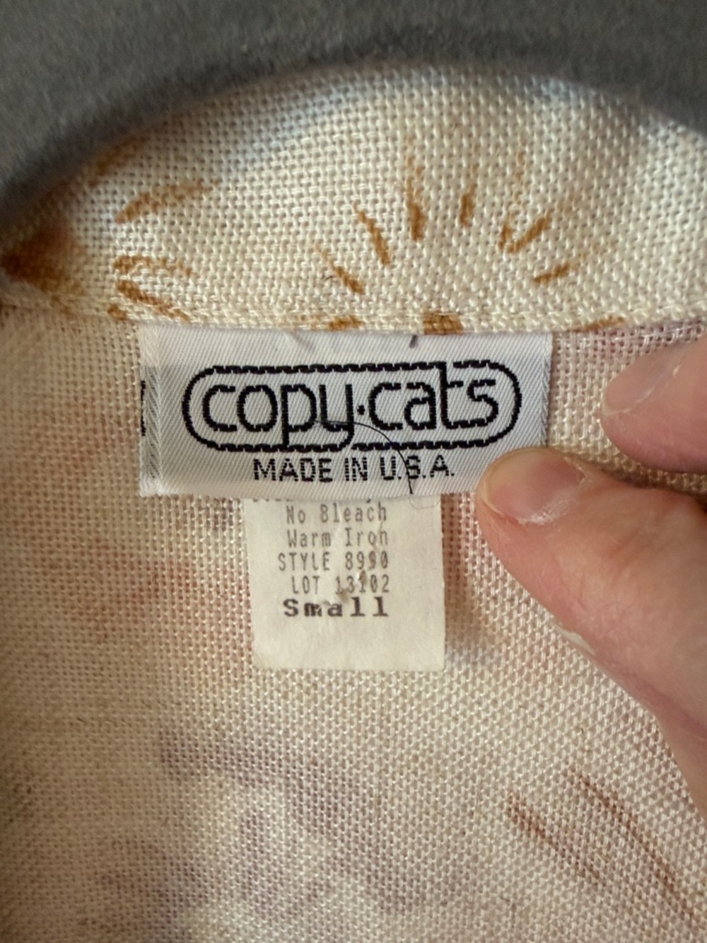 NWT Vtg 80s 90s Copy Cats Floral Blazer - Cottagecore Artsy Pastel Jacket Small - Picture 2 of 7